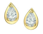 Lab Grown Diamond Stud Earrings .46ct tw