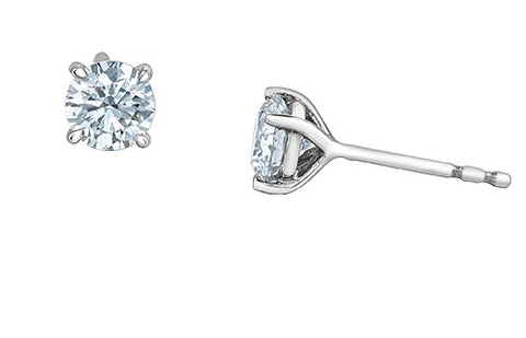 Lab Created Diamond Earrings .50ct VALENTINES SPECIAL