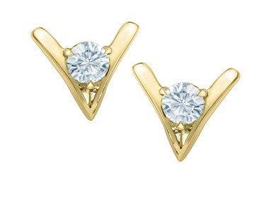 Lab Grown Diamond Stud Earrings .50ct tw