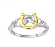 Sterling Silver Horse Shoe Ring
