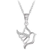 Sterling Silver Dove Necklace