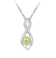Sterling Silver Infinity Necklace