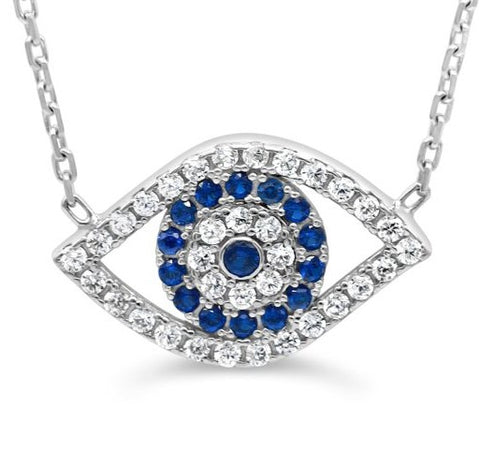 Gold Evil Eye Necklace