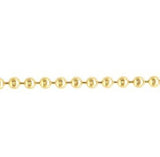 Yellow Gold Beaded Anklet