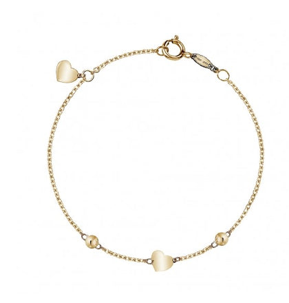 Gold Hearts Bracelet