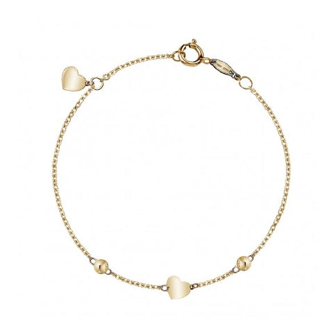 Gold Hearts Bracelet