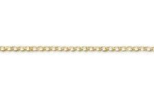 Gold Petite Curb Link Bracelet Italian