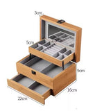 Bamboo Wood Jewelry Box