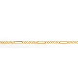 Yellow Gold Mixed Link Bracelet