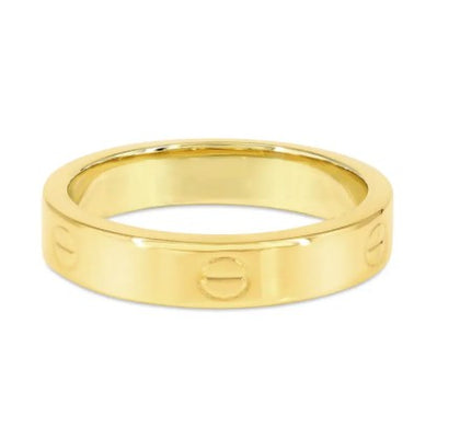 Yellow Gold Love Band