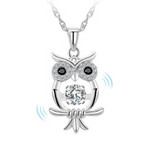 Sterling Silver Owl Necklace