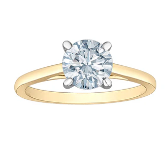 Lab Created Diamond 1.06ct Solitaire Ring VALENTINES SPECIAL