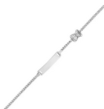 Silver Baby ID Bracelet
