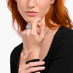 Thomas Sabo Silver blackened signet ring Wolf