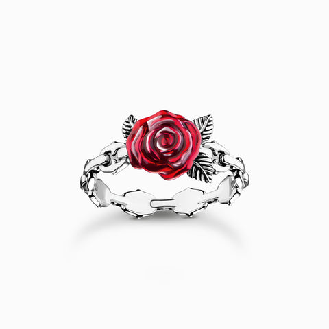 Thomas Sabo Silver ring Roses