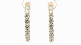Lab Grown Diamond Hoop Earrings 5.00ctw