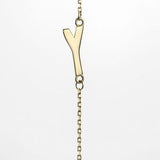 Bella Collection - Gold Initial Letter Necklace