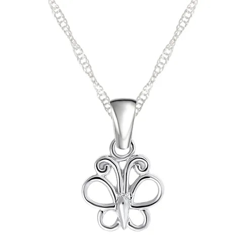 Legend Sterling Silver Butterfly Necklace