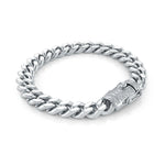 ITALGEM CUBAN CZ 10MM BRACELET