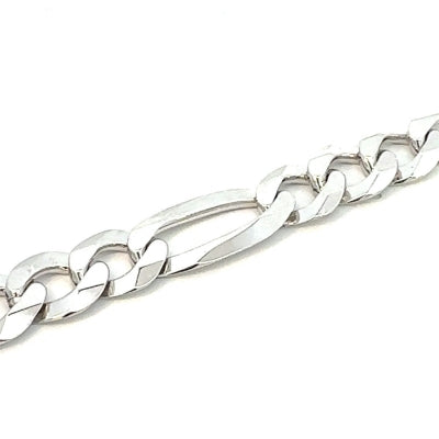Sterling Silver Figaro Chain 13.3mm - 20"