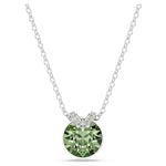 Swarovski Bella V pendant Round cut, Green 5724285