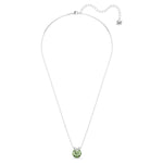 Swarovski Bella V pendant Round cut, Green 5724285