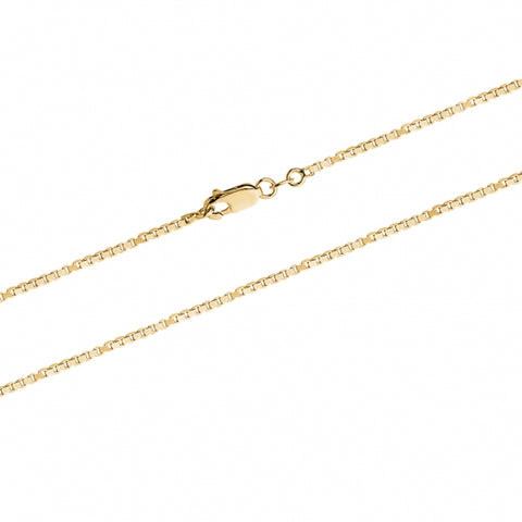 Gold Box Chain Italian 16"