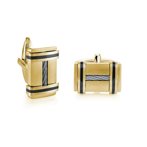 ITALGEM CABLE CUFFLINKS