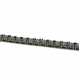 Sterling Silver Black Tennis Chain Necklace - 20"