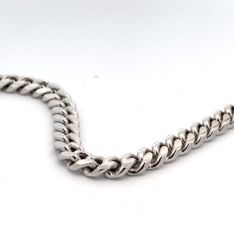 Sterling Silver Miami Cuban Bracelet 6.4mm- 8.5"