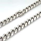 Sterling Silver Cuban Chain 12mm - 22"