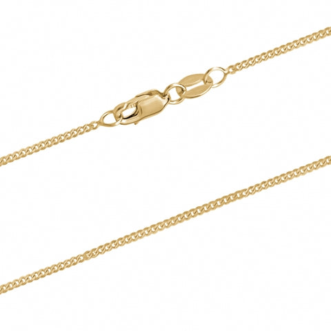 10kt Gold Curb Chain Italian 22"