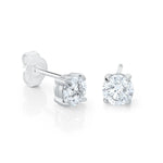 ITALGEM STEEL 6MM CZ STUDS