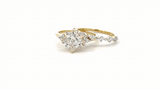 Lab Grown Princess Cut Bridal Set 2.50 ctw