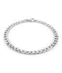 ITALGEM STEEL CURB BRACELET