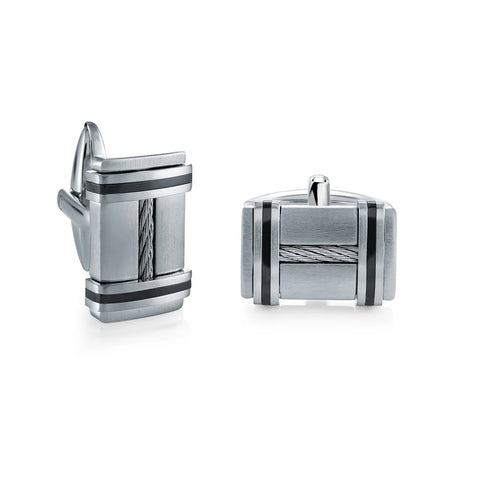 ITALGEM CABLE CUFFLINKS