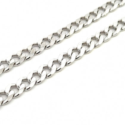 Sterling Silver Curb Bracelet 6.8mm