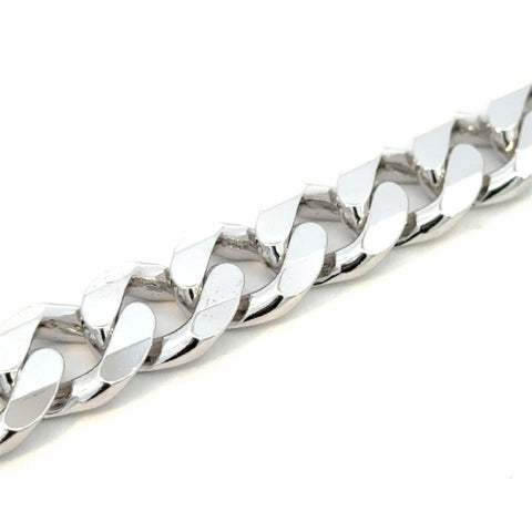 Sterling Silver Curb Chain 13.3mm - 22"