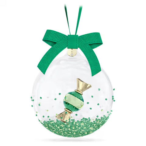 Swarovski Holiday Cheers Dulcis Ball Ornament Green 5688312