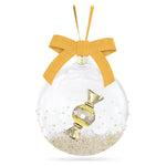 Swarovski Holiday Cheers Dulcis Ball Ornament Yellow 5688315