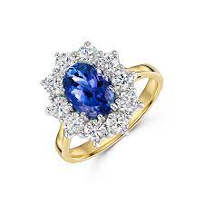Tanzanite & Diamond Gemstone Ring