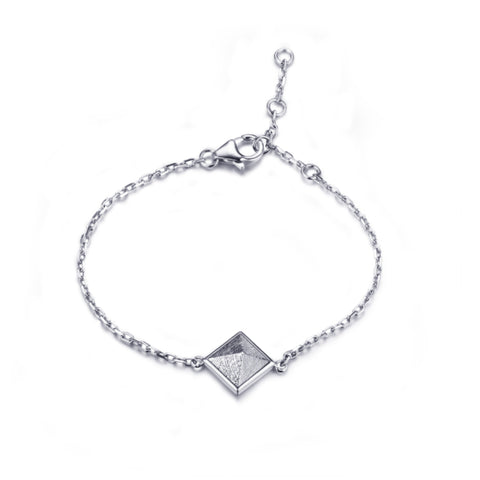 Sterling Silver Meteorite Bracelet