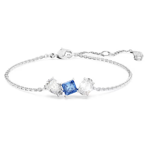 Swarovski Mesmera bracelet Mixed cuts, Blue, 5668359