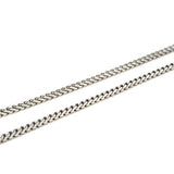 Sterling Silver 3mm Miami Link Chain - 18"