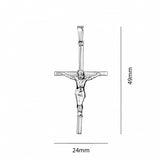 Sterling Silver Crucifix Cross Pendant