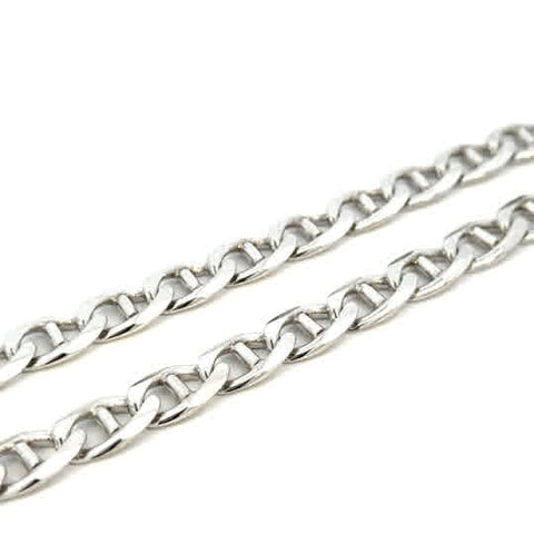 Sterling Silver Marine Link Bracelet 8.7mm - 8.5"