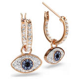 Swarovski Symbolic hoop earrings Evil eye 5736982