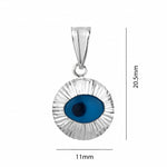 Gold Evil Eye Gold Pendant