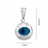 Gold Evil Eye Gold Pendant