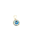 Evil Eye Gold Pendant